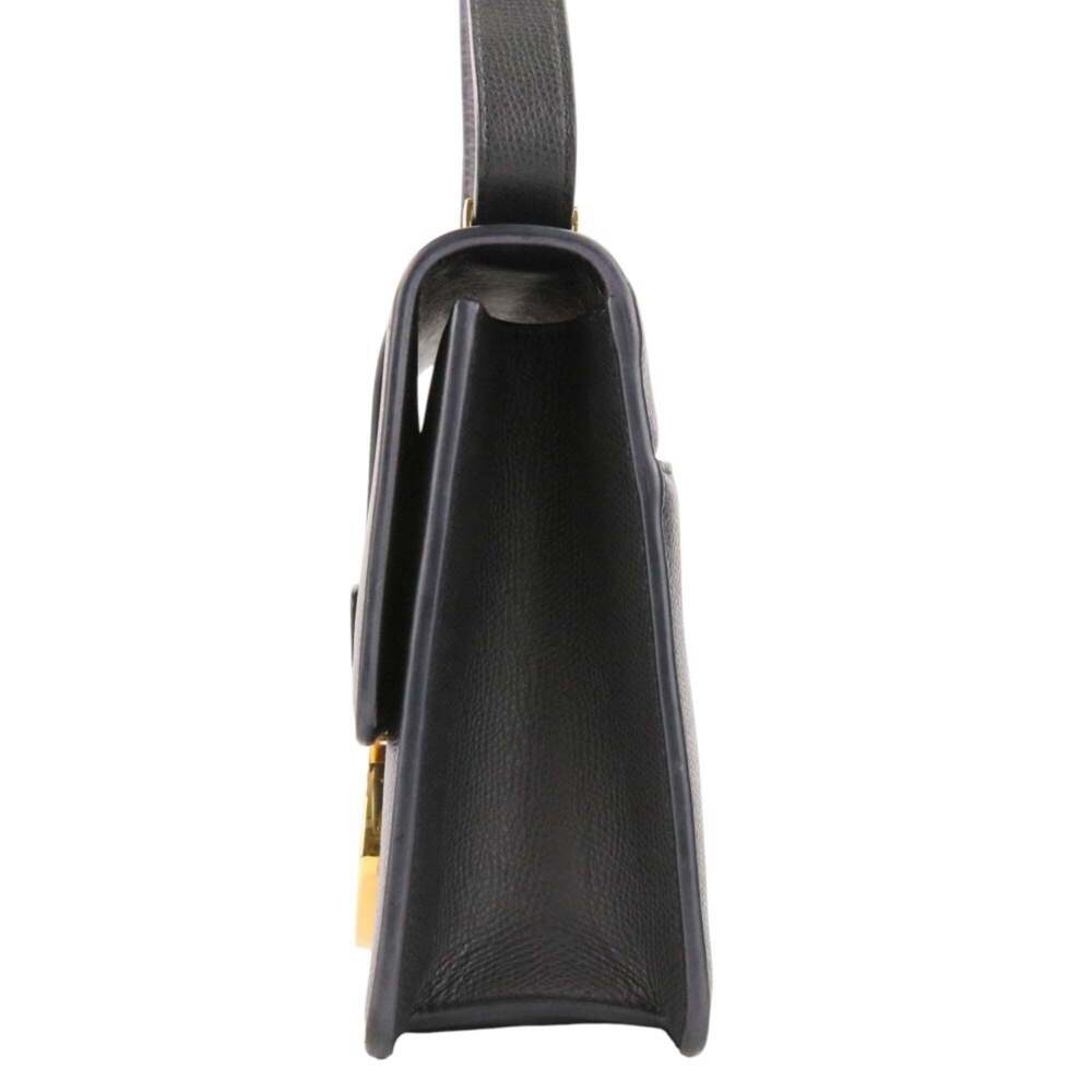 CHRISTIAN DIOR Black Leather Shoulder Bag - Picture 4 of 14